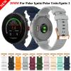 INFRI 20 mm Sport Band for Polar Ignite 2, Silicone, Agate view 2