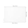 A5 PVC Notebook Dividers with 6 Holes and Removable Tabs view 2