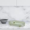 BANGAU Double-Layer Serving Tray, Versatile, Non-Slip, Makeup Organizer for the Kitchen, Dark Green view 3