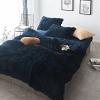 Plush Fleece Duvet Cover Set, King Size, 6 Pieces view 3
