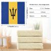 Kitchen Dish Towels, 6-Pack, Barbados Flag, 11 x 11 in view 3