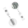Landscape Painting ABS Retractable ID Badge Holder, 360° Rotating view 3