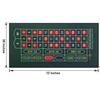 Luckin Sports Professional Casino Roulette and Craps Table Felt Layout for up to 10 Players, 100% Fabric, Waterproof and Stain-Resistant, Washable and Ironable, Green (Roulette) view 2