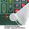 Luckin Sports Professional Casino Roulette and Craps Table Felt Layout for up to 10 Players, 100% Fabric, Waterproof and Stain-Resistant, Washable and Ironable, Green (Roulette) view 3