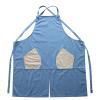 Casual Cotton Apron with Cross-Shoulder Straps, Color H, 84 × 72 cm view 1