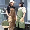 Casual Cotton Apron with Cross-Shoulder Straps, Color H, 84 × 72 cm view 3