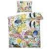 GEDAEUBA Summer Bedding Set 140 x 200 cm, Underwater Sea Animals, Reversible, 2-Piece Set view 2
