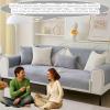YWQJL Non-Slip Sofa Protector, 1/2/3/4-Seater, L-Shaped, A—110 x 180 cm view 2