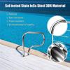 Pool Safety Handrail, 304 Stainless Steel, 1.2 m Blue Grip Cover view 4