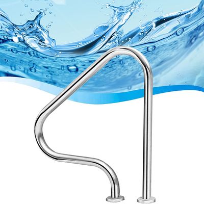 Stainless Steel Pool Handrail for Sloped Entries and Stairs