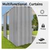 GIOBEL Outdoor Curtains, Waterproof, 2-Pack, 102 x 233 cm view 3