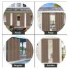 GIOBEL Waterproof Outdoor Curtains for Patio, Garden, Balcony, or Pergola, 2-Pack, 183 x 320 cm view 2