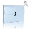 Expanding File Folder, 13 Pockets, Light Blue view 1