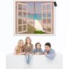 Brown Magnetic Insect Screen for Windows, 110 x 110 cm view 1