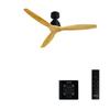 CREATE WINDSTYLANCE NATURAL WOOD Ceiling Fan, Black with Natural Wood Blades view 1