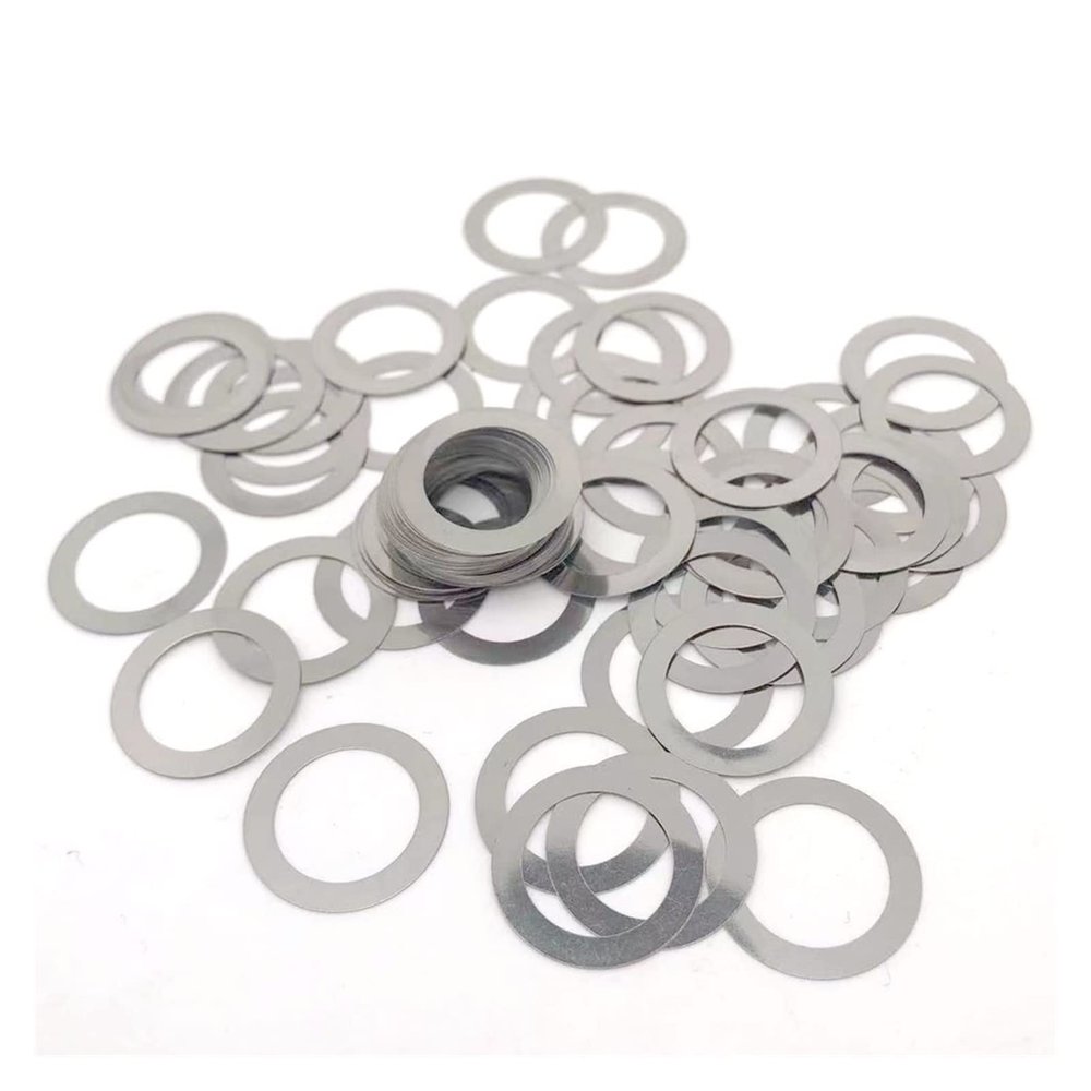 0.1/0.2/0.3/1 mm Ultra-Thin Flat Stainless Steel Washers, M2–M40, 100 pcs M6x8, 0.3 mm