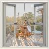 Magnetic Fly Screen, 60 x 125 cm, Self-Adhesive, Gray view 1