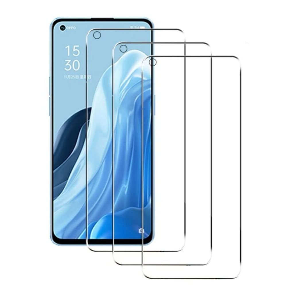 nulala Screen Protector for OPPO Reno4 F, 3-Pack Tempered Glass