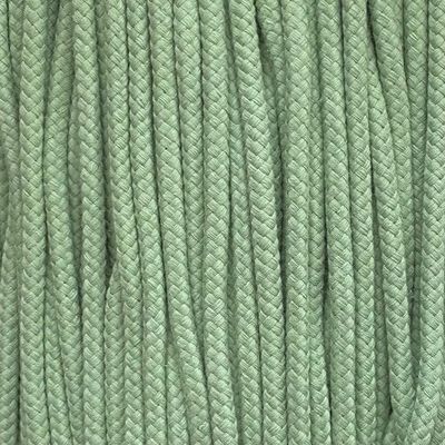 8 mm Round Cotton Cord, Drawstring Rope, 17 Colors (Basil, 3 m)