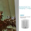 Vintage Shower Curtain, Coconut Tree by the Sea, Green and Brown, 120 x 180 cm view 4