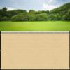 AMZYU Balcony Privacy Screen 120 x 200 cm, Sand Yellow view 1