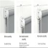 Time4Blinds Day and Night Mini Double Roller Blind, 130 x 190 cm, Classic White, Right view 4