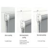 Time4Blinds Day & Night Mini Double Roller Blind, No-Drill, Cream, Right, 50 x 190 cm view 4