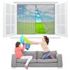Magnetic Insect Screen for Windows, 200 x 210 cm, Gray view 1