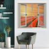Magnetic Insect Screen for Windows 125 x 85 cm, White view 2