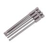 4-Piece Long Slotted Screwdriver Bit Set, 100 mm, S2 Alloy Steel, 1/4-Inch Hex Shank view 1
