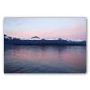 Alaska Sunset Sitkine Icefield Metal Wall Sign view 1