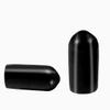 Boxonly Thread Protectors, PVC Rubber, Round Tube Bolt Caps, 6.5 mm ID, Black, 10-Pack view 1