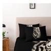 DXHOME 3D Black Tiger Reversible Duvet Cover Set, Microfiber, Zipper, 135 x 200 cm + 1 Pillowcase view 2