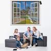 Black Magnetic Insect Screen for Windows, 140 x 135 cm view 1