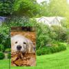 Lazy Dogs Printed Flag, 12.5 x 18 cm, Double-Sided, Seasonal Small Yard Flag view 2