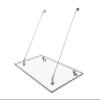 Mai & Mai Glass Canopy, Stainless Steel, 90 x 160 cm view 1