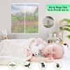 Magnetic Insect Screen for Windows 90 x 130 cm, White, No Drilling view 3