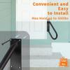 IINCOOY 2-Pack U-Shaped Wall-Mount Handrails for Outdoor Steps view 3