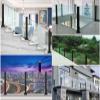 Black Glass Railing Corner Post, H-60 cm (23.6 in) view 2