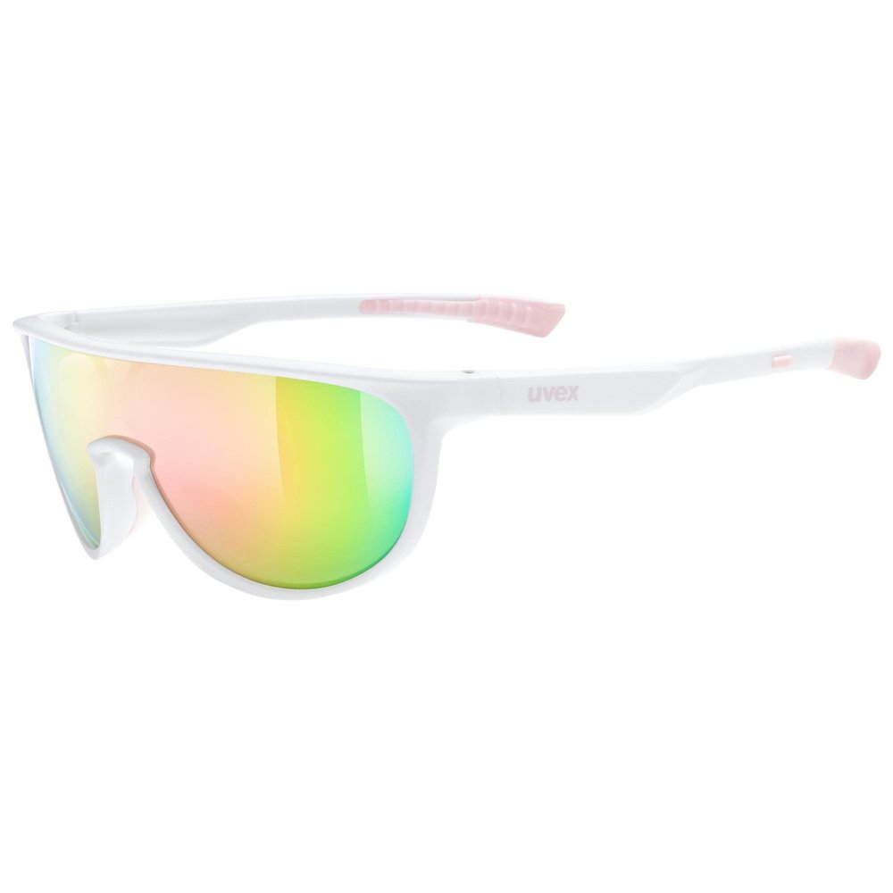 Uvex sportstyle 515 Kids' Sports Glasses, Matte White/Mirror Pink, One Size
