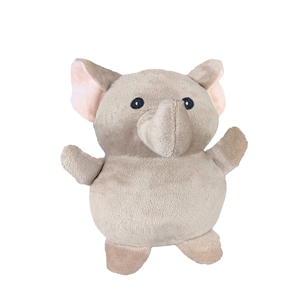 Heavy-Duty Floor Door Stopper, Animal Design, Modern Decorative Sandbag, 0.8 kg (Elephant Taupe)