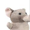 Heavy-Duty Floor Door Stopper, Animal Design, Modern Decorative Sandbag, 0.8 kg (Elephant Taupe) view 3