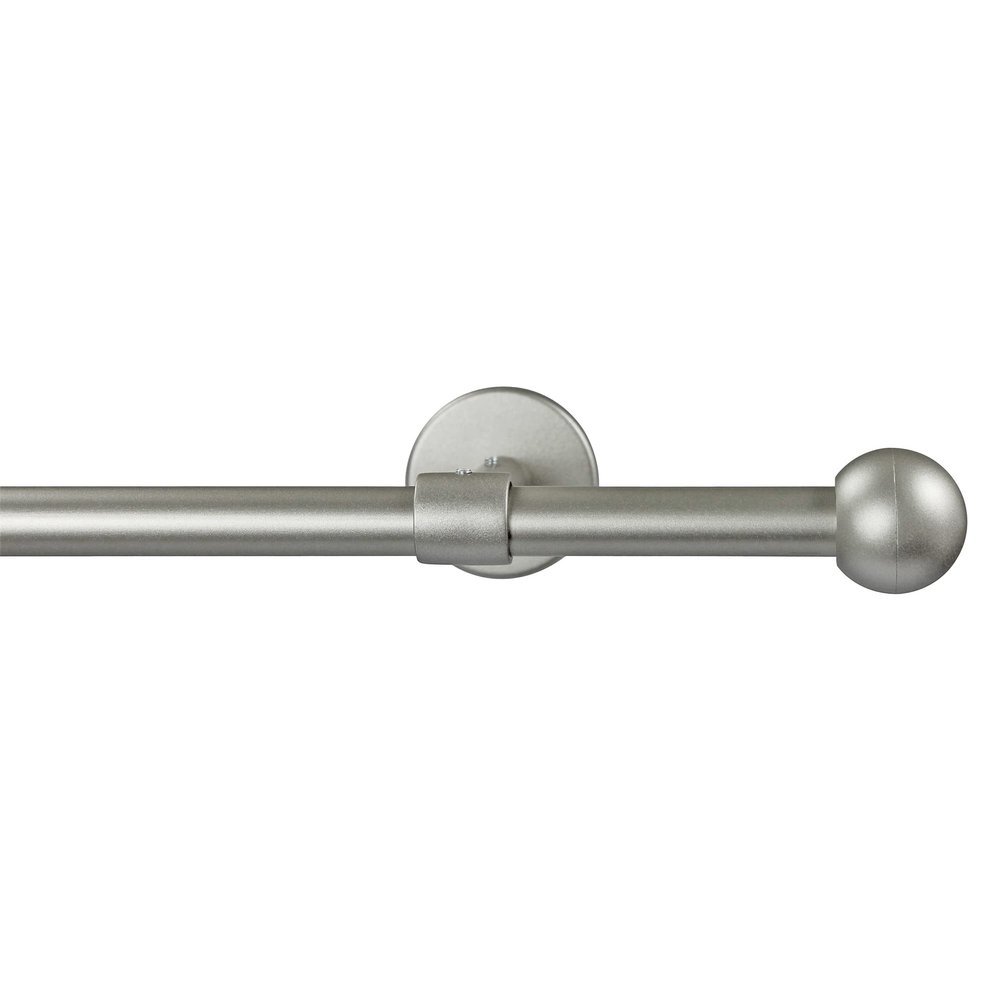Garesa Bolti Curtain Rod, 16 mm, Matte Chrome, 260 cm