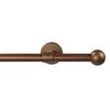 Garesa Bolti Curtain Rod, 16 mm, Single-Rod, Bronze, 460 cm view 1