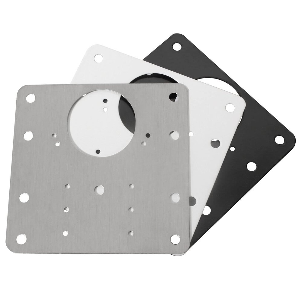 Cabinet Door Hinge Repair Plate, Concealed Hinge Repair Plate, White