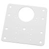 Cabinet Door Hinge Repair Plate, Concealed Hinge Repair Plate, White view 2