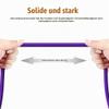 CBUS 6.6 ft USB-A to USB-C Fast Charging Cable, Purple Braided view 2