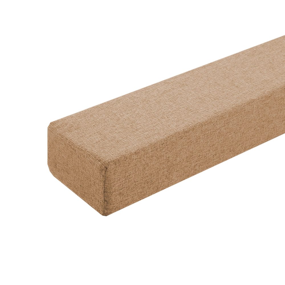 XIEMINLE Bed Gap Filler for Single, Double or King-Size Beds, 120 x 10 x 10 cm, Coffee