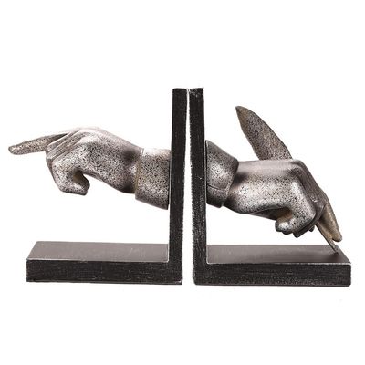IRYZE Hand-Shaped Resin Bookends