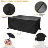 ZMFBHFBH Outdoor Furniture Cover 320 x 200 x 85 cm, 600D Oxford Fabric, Black view 4